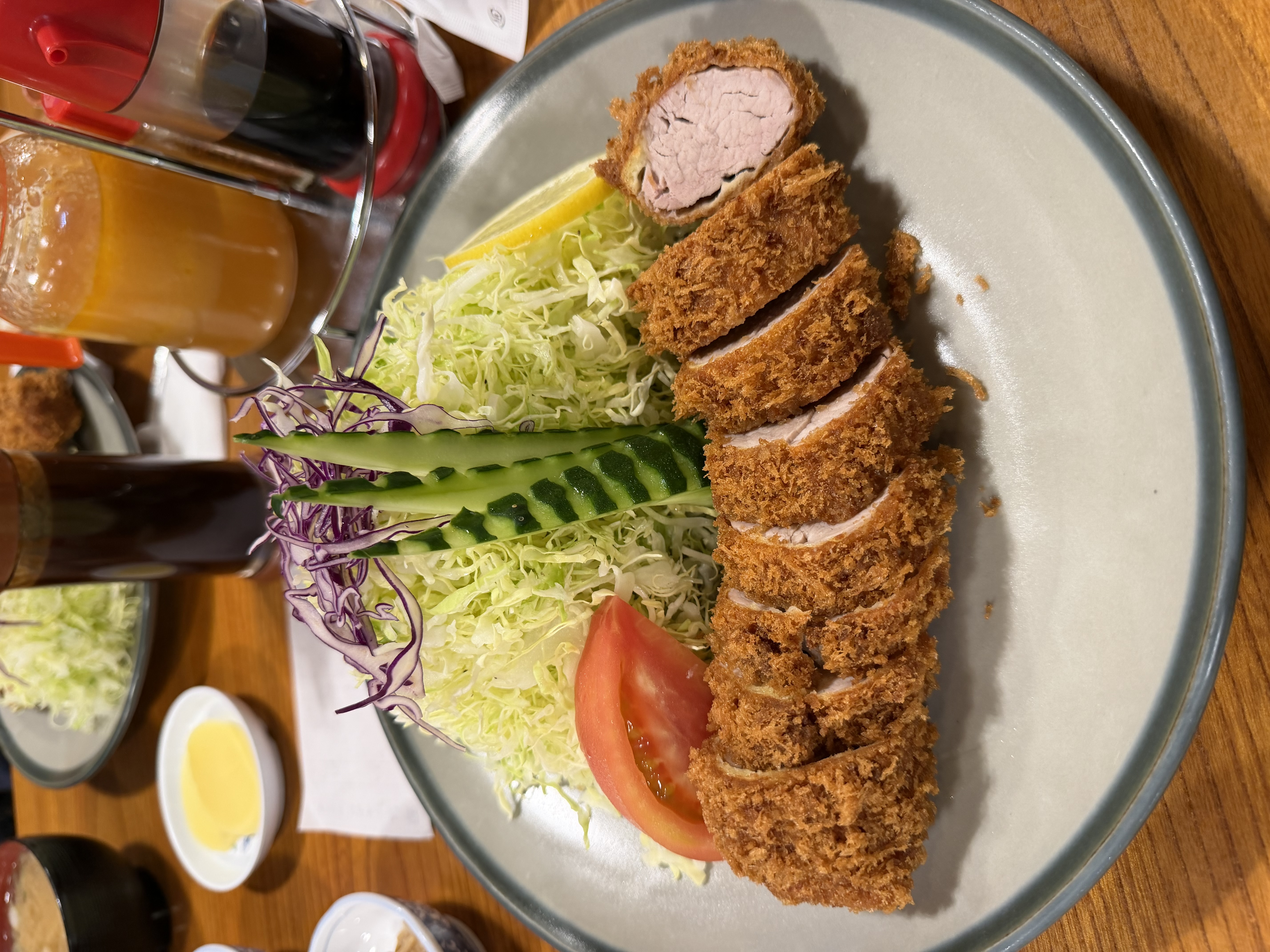 とんかつ大関の夜ごはん